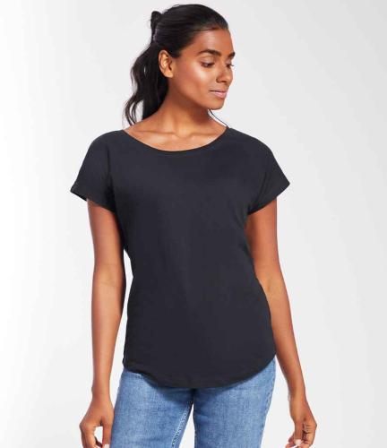 Mantis Ladies Loose Fit T-Shirt - BLK - XS